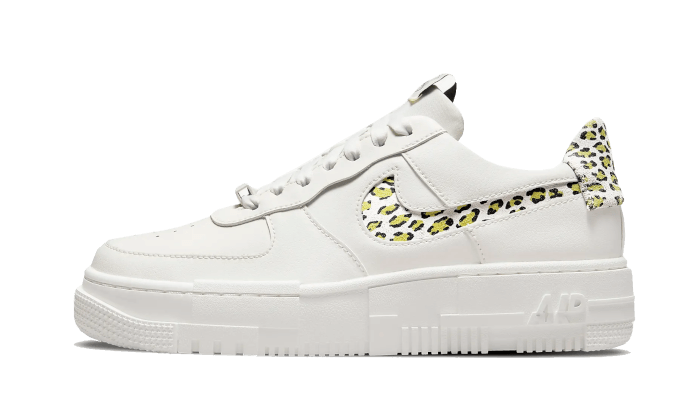 Pixel White Leopard