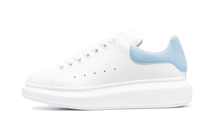Oversized White Powder Blue