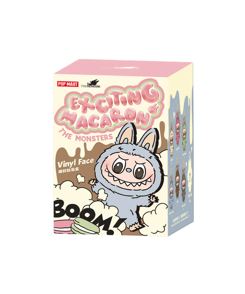POP MART THE MONSTERS LABUBU TASTY MACARONS VINYL FACE MISTERY BOX / 1 PACK