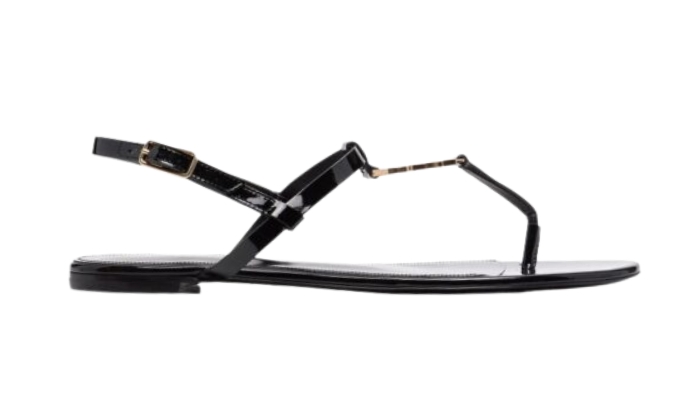 Sandals with Cassandra logoplake